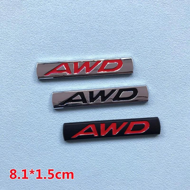 3D kovové logo 2.0 2.5 AWD Písmena Znak na kufr auta Odznak Samolepka 2.5 AWD Samolepka Příslušenství