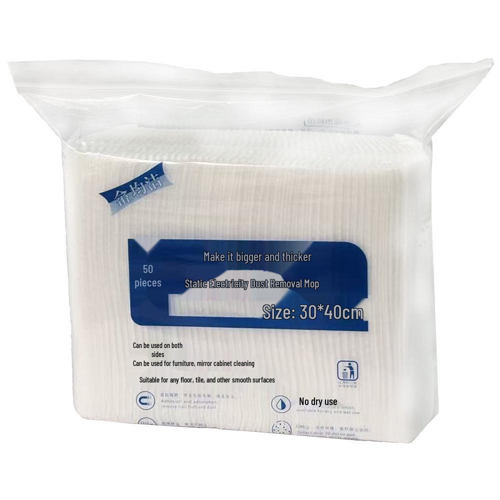 Extra velké jednorázové prachovky – Silná statická netkaná textilie pro mopy a vysavače