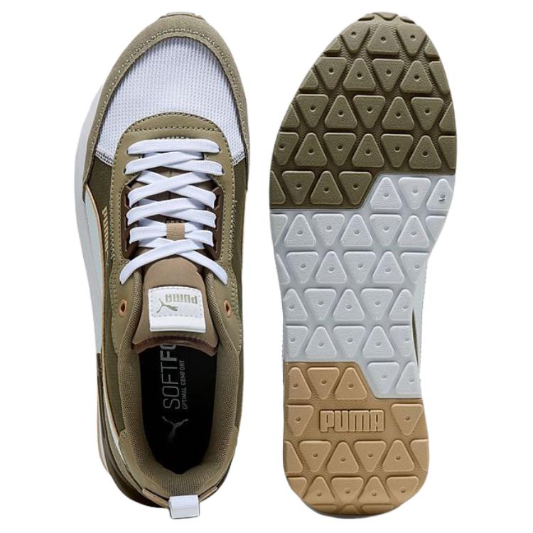 Puma R22 Versatile Comfortable Low-Top Casual Shoes Unisex Sneakers Brown 383462-52