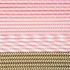 New 25 Pieces Stripe Paper Straws Disposable Straws Festival Event & Party Supplies Birthday Party Party Supplies 2025
