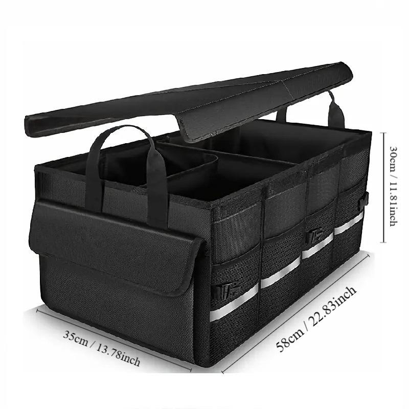 Portable Cross-Border Car Trunk Storage Box - Large Capacity & Foldable