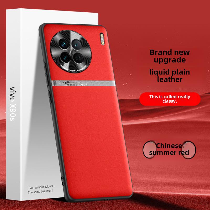 

Защитный чехол из жидкой кожи для Vivo X90: Защита от падения и обрастания vivo X90s