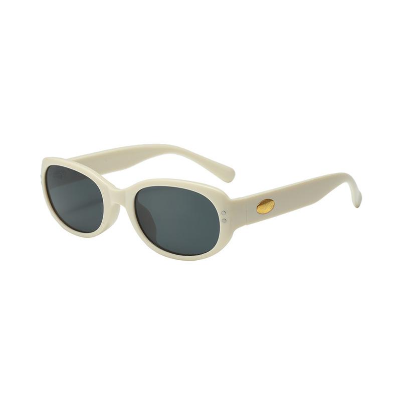 Cat'S Eye Narrow Frame Small Face Sunglasses Women'S Retro Glasses Uv-Proof Sunglasses