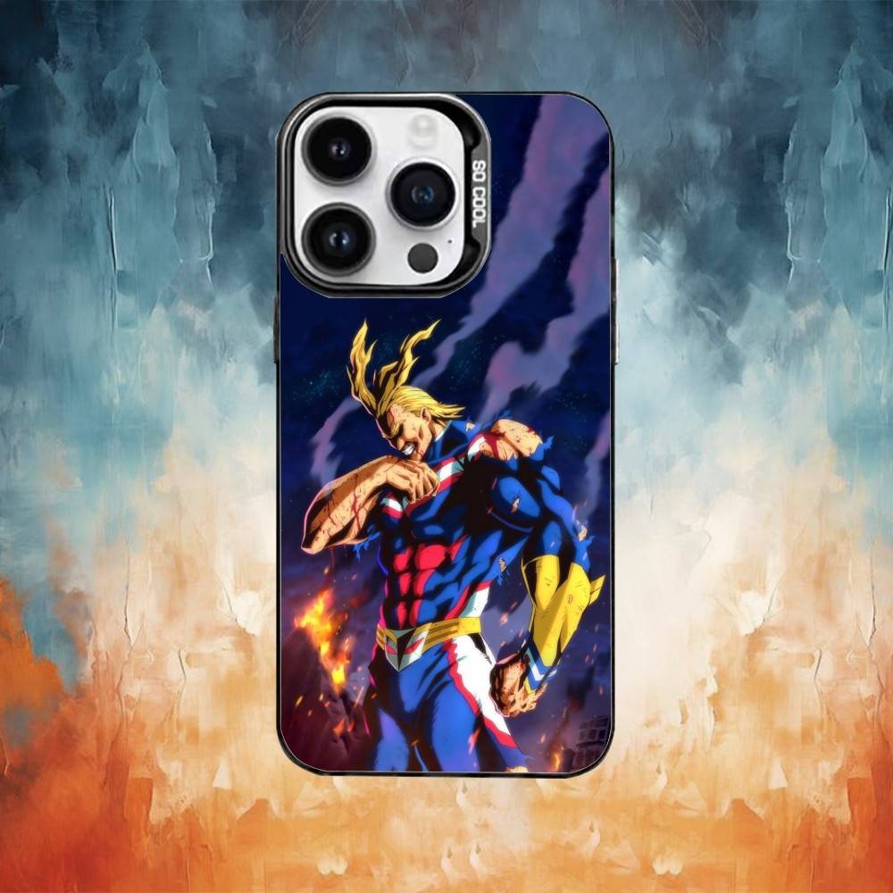 

A-All Anime M-Might Phone Case For iPhone17,16,15,14,13,12,11 Plus,Pro Max Black Candy Matte Shockproof Cover iPhone17PRO
