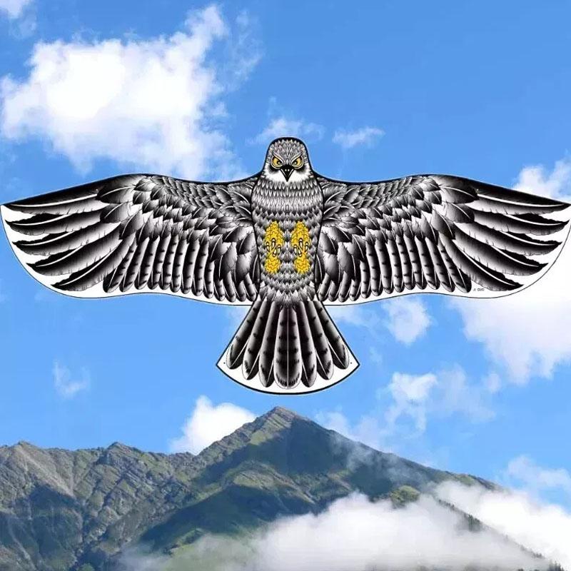 Emulation Flying Hawk Kite Bird Scarer Drive Bird Kite Bird Repellent for Garden