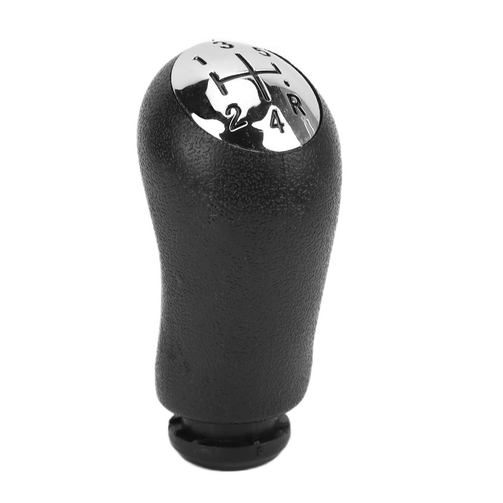 Car Styling Gear Shift Knob Accessory Replacement for CLIO III 2005‑2009 Silver Black5 Gears