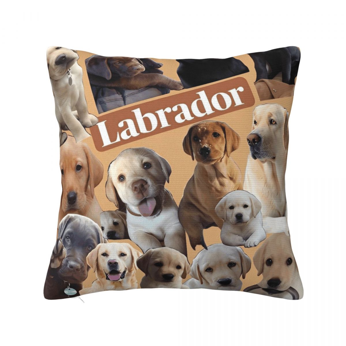 

Cute Puppy Dog Pillow Cover Pet Polyester Pillow Case Cushion Cover Kawaii Custom DIY Pillowcases For Sofa Bedroom Home Decor 12x12Inch