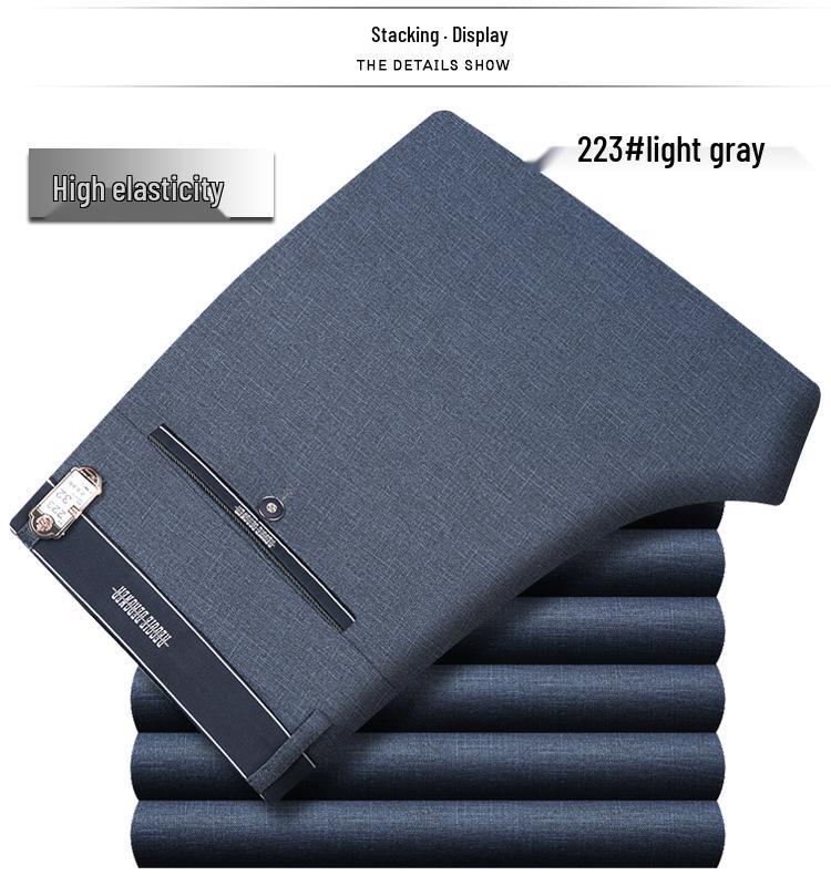 2020 Autumn Men's Korean Style Loose Straight-Leg Dress Pants