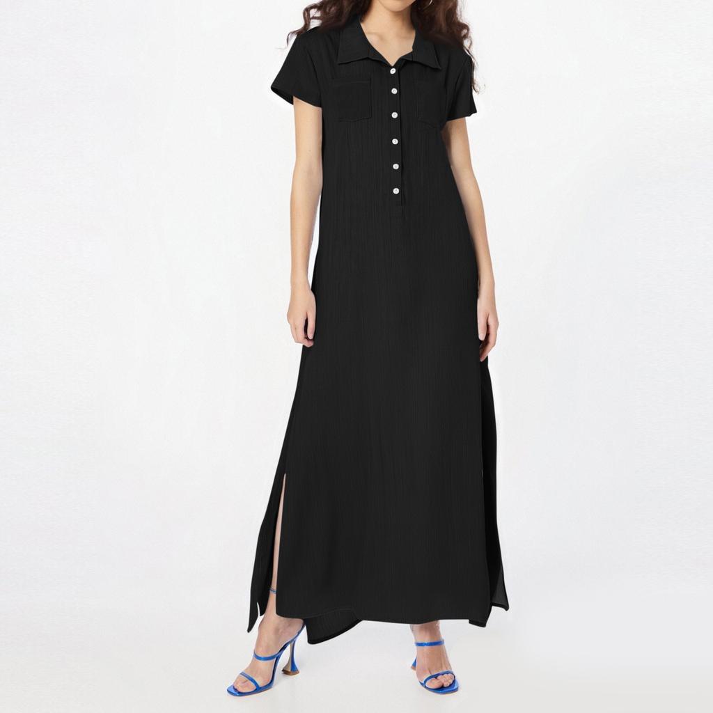 Women's Fashionable Retro Casual Denim Dress