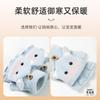 New children's half-finger gloves fleece thickened children's cute cartoon cat antifreeze warm flip gloves