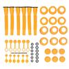 6 Set Gas Can Spout Replacement Anti Spill HDPE Flexible Gas Can Nozzle Kit for Home
