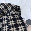 Plaid Scarf Women's Winter New Retro Warm Scarf Imitation Cashmere Shawl