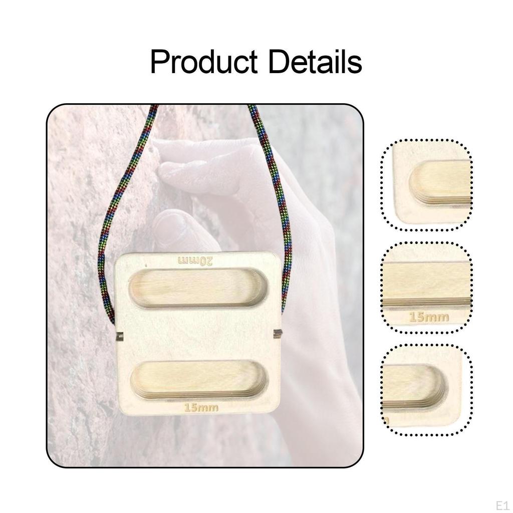 2Pcs Climbing Hangboards Hand Wrist Forearm Strengtheners Climbers Upper Body Workout Sturdy Hang