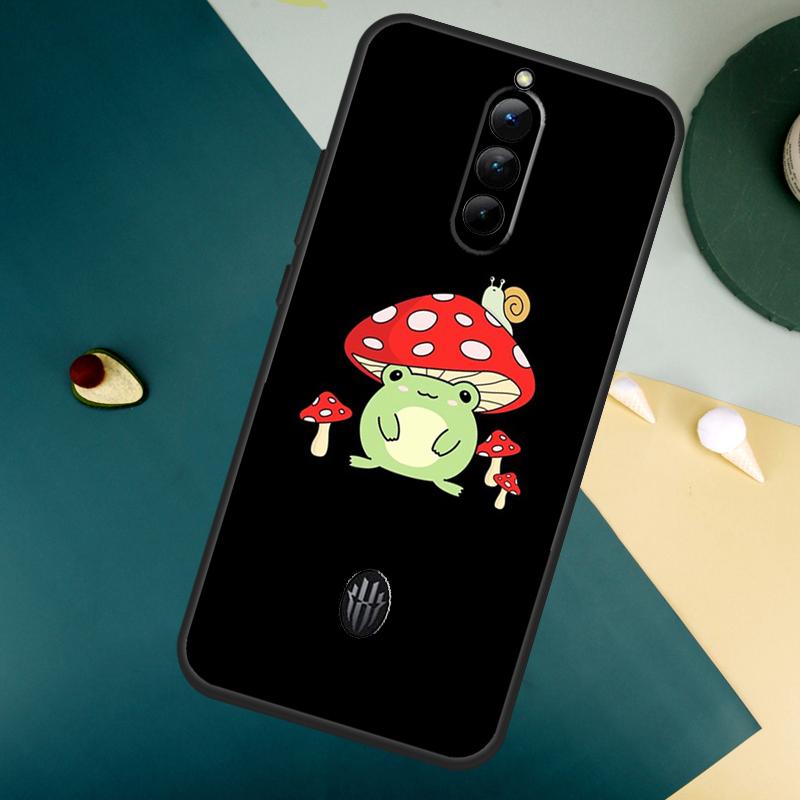 Kawaii Frog Mushroom For ZTE Nubia Red Magic 8 9 8S 9S 10S Pro Plus 10 Air 6S 7S 7 Pro Red Magic 11 Pro Plus Case
