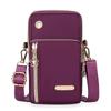 Minimalist Women's Phone Sling Bag – Lightweight Nylon Crossbody with ID Pocket, Ideal for Travel & Shopping