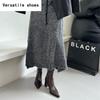 Designer Soft Leather Women Ankle Boots Sexy Pointed Toe Short Booties Stripper Square Heels Shoes