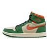 Air Jordan 1 High Zoom Comfort 2 Pine Green Women Sneakers Muslin Black Orange-Blaze DV1305-308