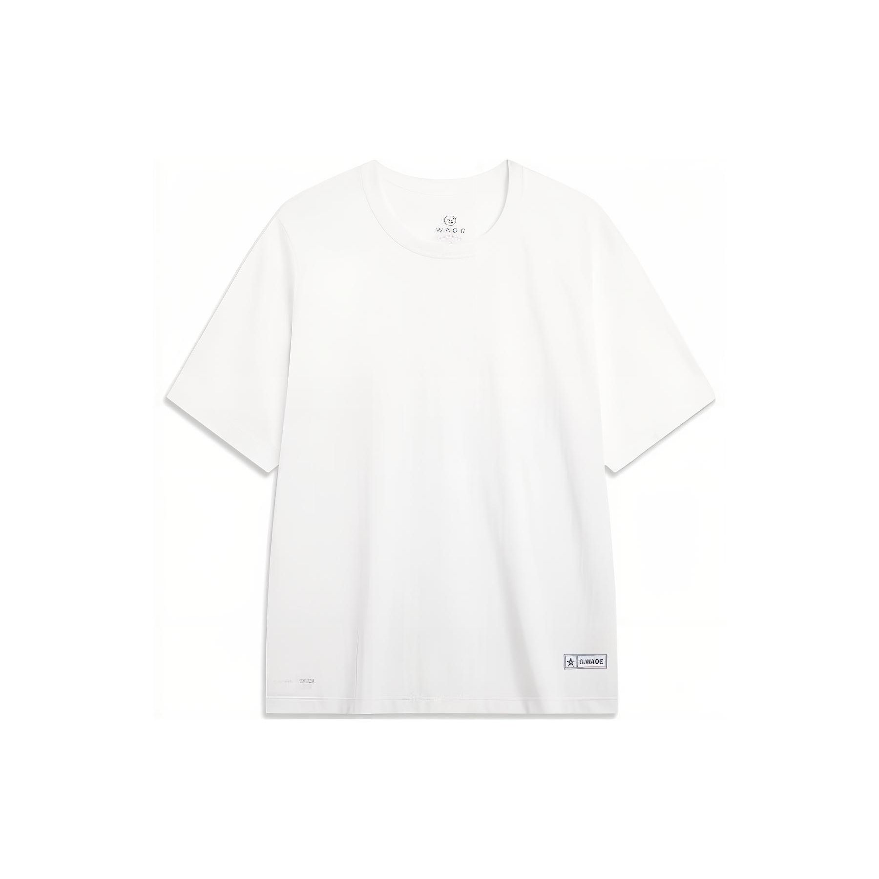 

Li-Ning влагоотводящая антибактериальная футболка с короткими рукавами, мужские топы, белый, серый ATST563-2 XXL