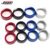 3Pcs For Dodge Durango SRT GT 2014 2015 2016 2017 2018 2019 2020 Car Interior Volume AC Radio Switch Knob Button Cover Ring Trim OO1