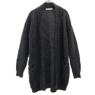 Nonnative Long Sleeve Gown Knit Cardigan Charcoal Gray Men's Used
