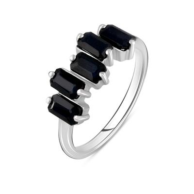 Silver Ring with Natural Sapphire 2.008ct (2112716)