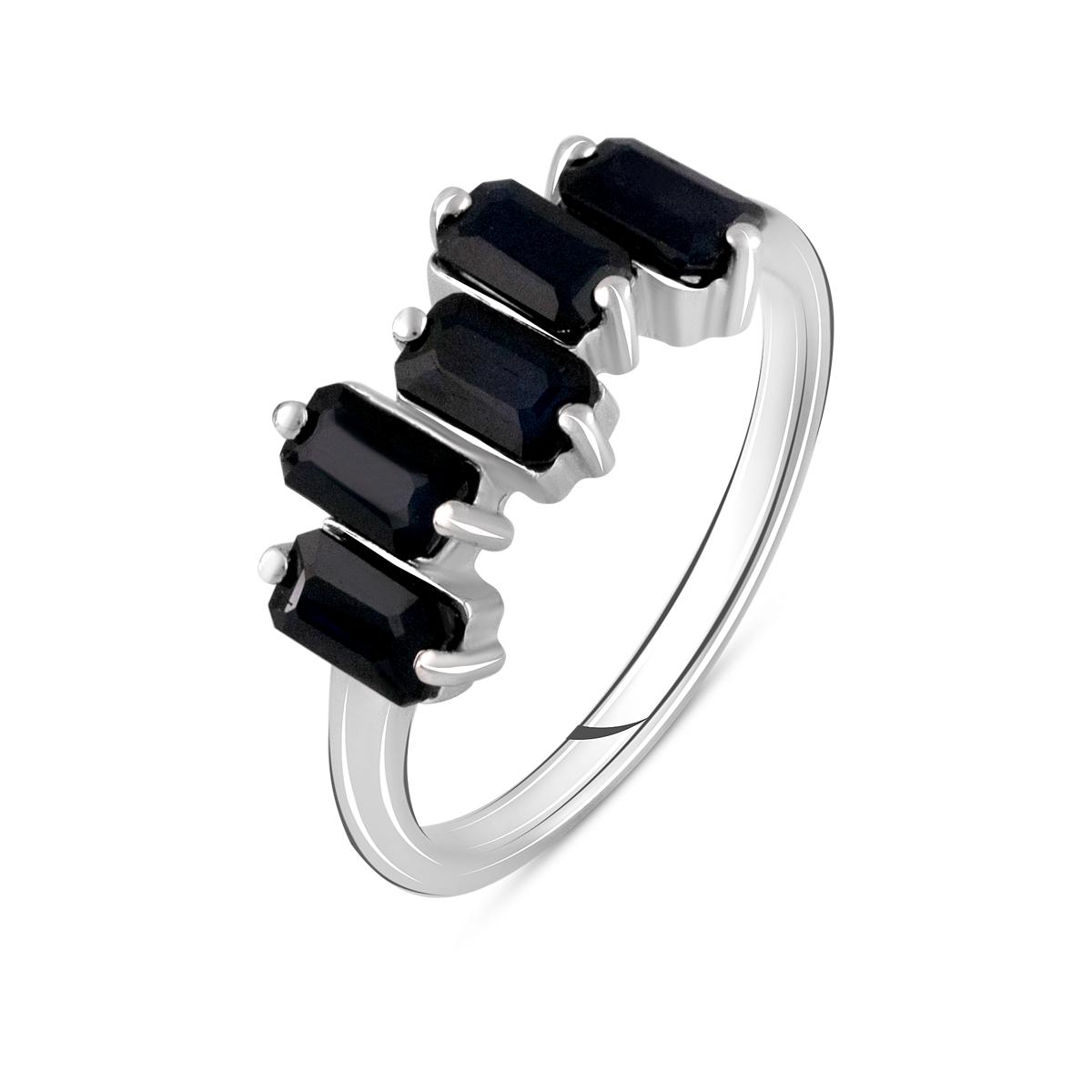 

Срібна каблучка з натуральним сапфіром 2.008ct (2112716) 17.5 сапфіровий