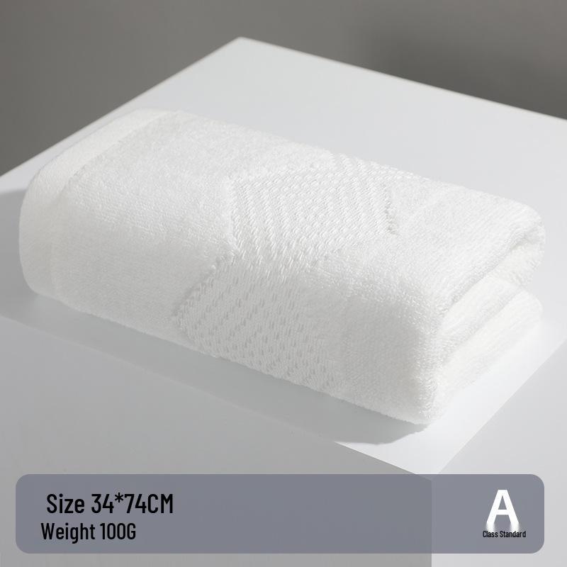 100% A-Grade Antibacterial Cotton Bath Towel - Thick, Soft, Absorbent, Quick-Drying, Adult Size Washcloth