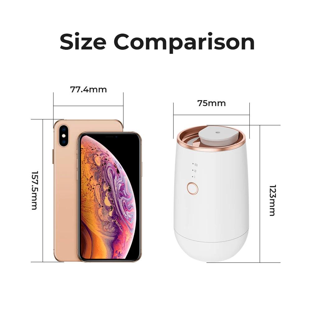 Xiaomi USB Rechargeable Aroma Diffuser Car Air Freshener 9 Color Lights Essential Oil Fragrance Diffuser For Auto Interior Accessories