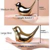 Gold Ceramic Animal Statue Home Decor Modern Style Ornament Two Pieces