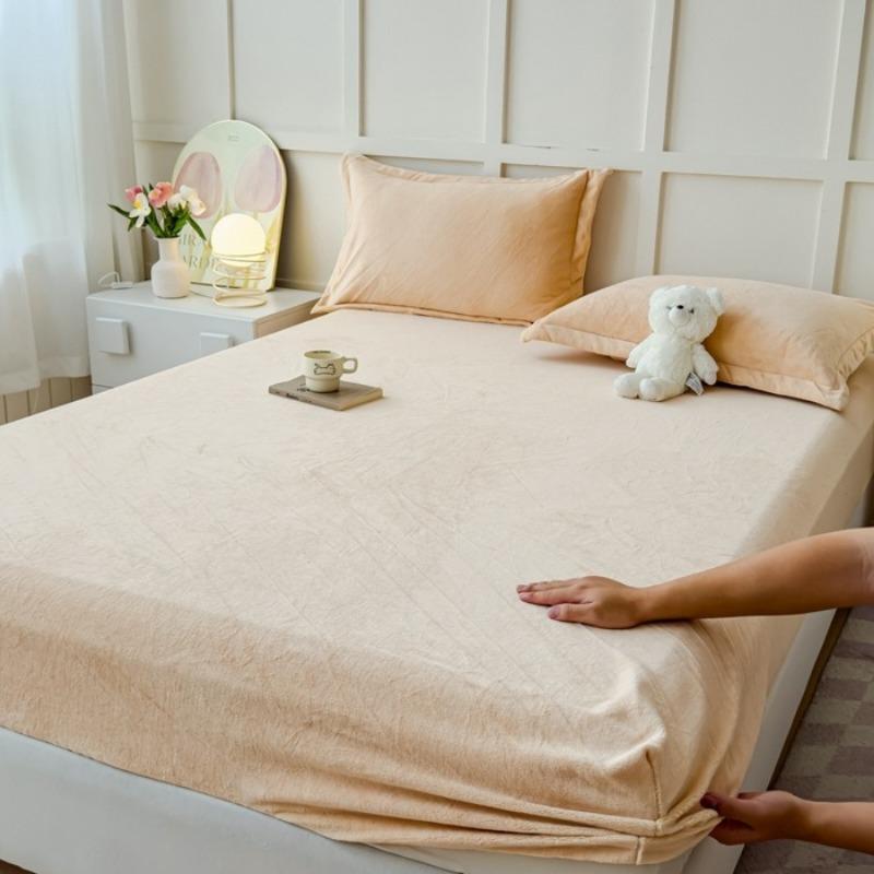 

Матрас из молочного флиса цельный нескользящий тепловой покрывало-покрывало для кровати чехол для матраса Simmons пылезащитный чехол комплект из трех предметов A pair of pillowcases