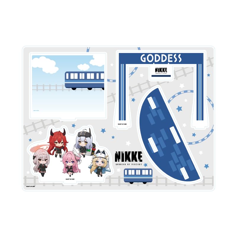 

Goddess of Victory NIKKE 02 Goddess Squad Station Staff Costume Ver. [Mini Character Illustration] Acrylic Diorama