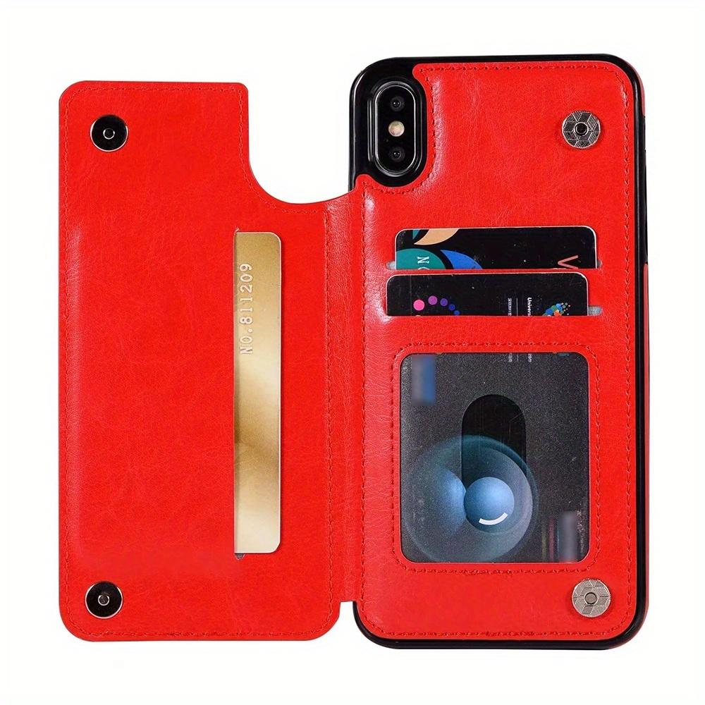 Leather Wallet Case For IPhone 14/13/12/11/Pro Max/Mini/XR/X/XS Max/8/7/6S/6 Plus/SE2/SE3/2022/2020 - Card Holder & Flip Back Cover