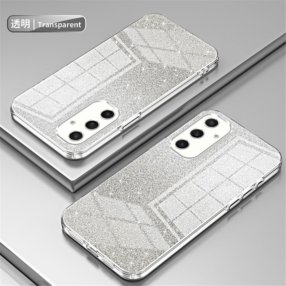 FLYKYLIN Luxury Gradient Glitter Bling Plating Case For Samsung Galaxy S24 S23 S21 Fe S22 Plus Ultra 5G Soft Silicone Back Cover