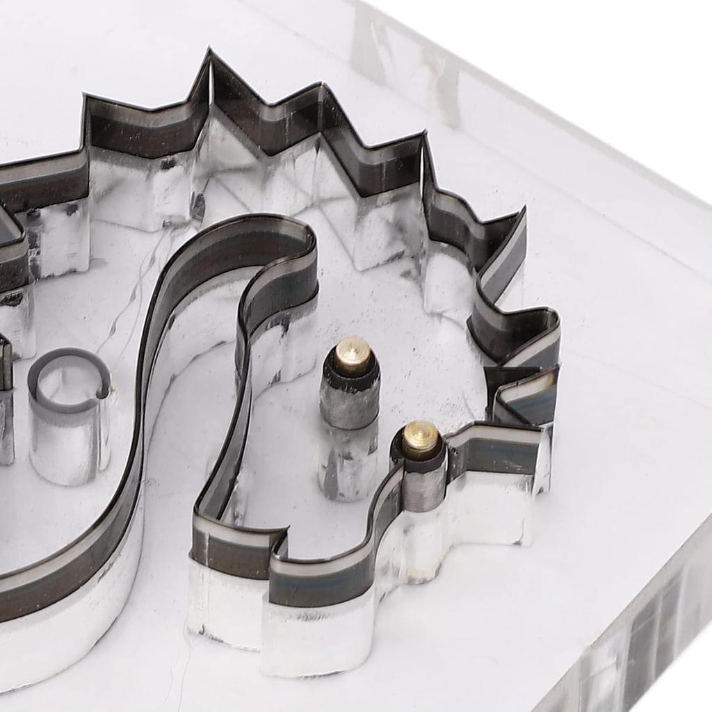 DIY Leather Cutting , Dragon Shape Leather Cutting Tool Steel Rule Leather Die Cut Punch Tool Cutting Die for DIY Leather Craft Strap Fabric