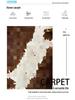 Wear-Resistant Nordic Imitation Cowhide Carpet for Living Room or Bedroom