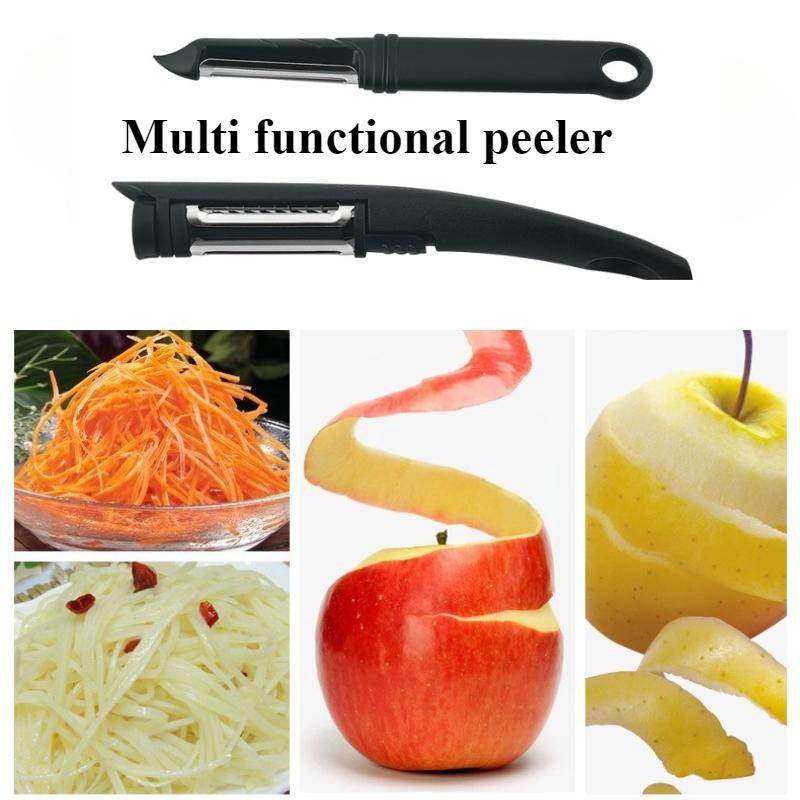 Multifunctional fruit peeler, stainless steel fruit peeler, apple and potato peeler, suitable for kitchens and restaurants.