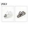 2Pcs Gothic Dark Style Hairpins, Hair Pins for Bangs, Skeleton Hand Bone Hair Clips for Halloween Cosplay Photography Props