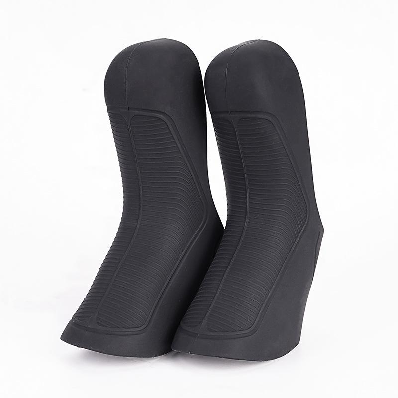 SUKOU Silicone & Leather Handlebar Grips for SENSAH ShunTai Road Bike Brake Shifter Levers