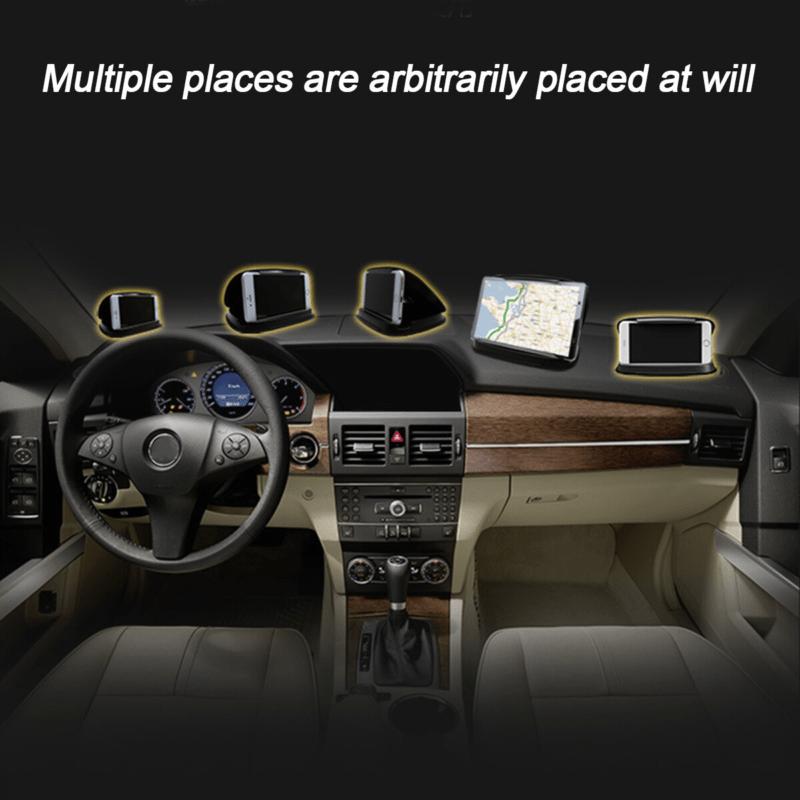 Suport Auto Universal pentru Telefon Montură Navigație AR cu Pad Anti-Alunecare pentru Bord și Parasolar