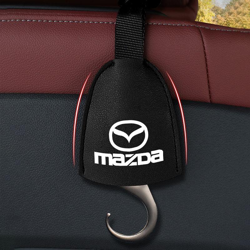 1/2 buc Cârlige Spătar Scaun Auto din Piele Portabil Suport Agățat pentru Geantă Pentru Mazda 3 6 CX5 2 CX3 CX9 MX5 RX8 Axela Demio MS CX5 2 Axela Demio Atenza MS GJI BK MP