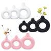 1PC Rotundity Plastic Vase Wedding Dining Table Center Vase Ornament Home Living Room Office Flower Arrangement Decoration