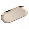 Stainless Steel Oval Tray Perfect for Organizing Small Household Items