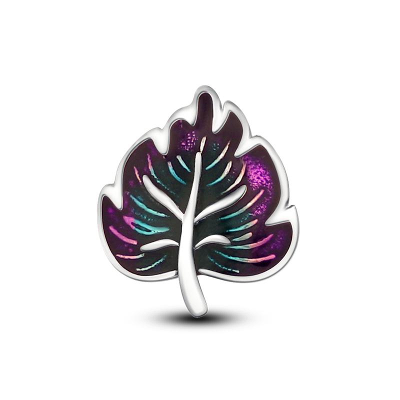 Plants Insects Charms Bead Copper Butterfly Dragonfly Cactus Clover Dangle Pendant Fit Pandora Bracelet Diy Jewelry