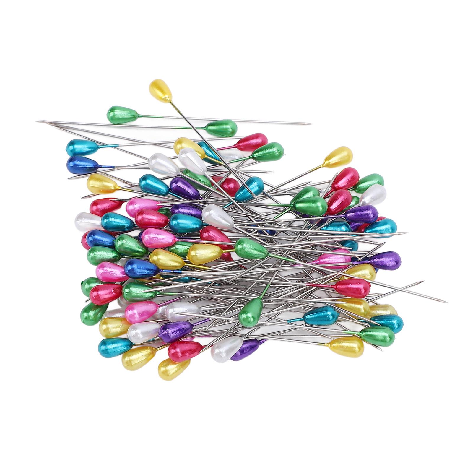 400 шт. Булавки для корсажа, каплевидная головка из цветного жемчуга, для свадебного бутоньерки, изготовления тканевых украшений, шитья, цветочных украшений