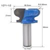 Professional Woodworking Grooving Cutter with Shank Finger Pull Drawer Pull Stool Molding Router Bit for Precise Cuts