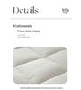 Solid Color Soft Cotton Quilt Mattress Sheet for Full Bed - Skin-Friendly and Ideal for Dorms