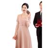 NRM8001 Elegant Pink Wedding Banquet Dress for Mother of the Bride, 2026 New Style