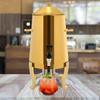 13L Golden Stainless Steel Beverage Dispenser, Insulated Drink Dispenser for Hot & Cold Coffee, Party Drink Container w/ Spigot