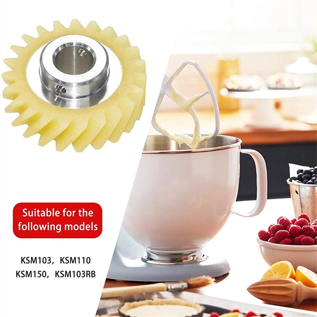 6 stk W10112253 Mikser Snekkedrev Reservedel Eksakt passform for Kitchenaid-miksere Whirlpool & for Kitchenaid-miksere