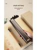 Black Rosewood Calligraphy Paperweight & Ruler Gift Set - Four Treasures for Beginner Study
